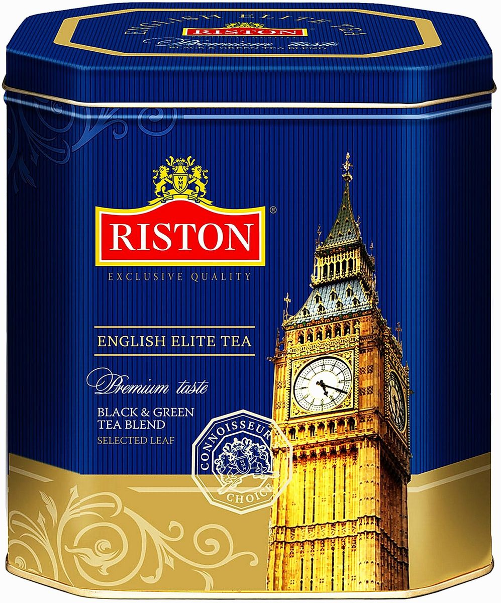 Riston Элитный Английский черный листовой чай стандарта FBOP, 350 г4792156000695 Riston Элитный Английский черный листовой чай стандарта FBOP, 350 г4792156000695Уникальная смесь зеленого и черного чая с элитных плантаций острова Цейлон с типсами (бутон листьев). Приятный аромат и мягкий вкус насыщенного настоя с нежным ароматом бергамота. (Средний лист, FBOP)