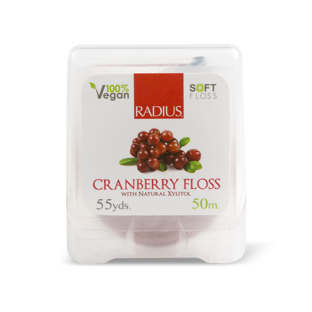 Radius, Натуральная шелковая зубная нить со вкусом клюквы/Natural silk Granberry Floss,50мR00184 Radius, Натуральная шелковая зубная нить со вкусом клюквы/Natural silk Granberry Floss,50мR00184Натуральные шелковые зубные нити со вкусом клюквы - средством № 1 для борьбы с заболеваниями десен и зубным камнем. Чистит там, где не достает Ваша зубная щетка. Шёлковая нить изготовлена из натурального материала с натуральной эссенцией клюквы без добавления сахара. Она очень тонкая. Обладает отличными чистящими свойствами.