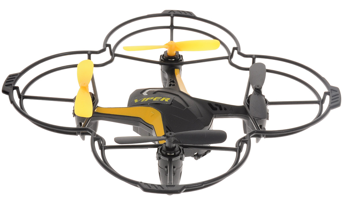 1TOY Квадрокоптер на радиоуправлении Gyro-ViperТ58982 1TOY Квадрокоптер на радиоуправлении Gyro-ViperТ58982Квадрокоптер на радиоуправлении 1TOY Gyro-Vyper со встроенным гироскопом идеально подходит для игры внутри помещений, имеющих достаточное пространство, а также на улице при умеренном ветре. Встроенный 6- осевой гироскоп стабилизирует квадрокоптер при запуске двигателей после броска, а также при столкновении с другими летающими объектами. Новая уникальная система управления EASY FLY 360° предоставляет полный контроль за квадрокоптером независимо от его положения. Если он залетает за спину пилота, необходимо повторно активировать EASY FLY и аппарат снова будет следовать в том же направлении, что и джойстик пульта управления. Квадрокоптер имеет функцию отладки вращения, а после завершения процедуры настройки, мигает диодами. Игрушка может летать вперед-назад, вверх-вниз, вращаться, зависать в воздухе. Также он может летать боком, восьмеркой и по кругу. Аппарат может переворачиваться на 360° в полете. Квадрокоптер имеет 2 скоростных режима. Полностью...