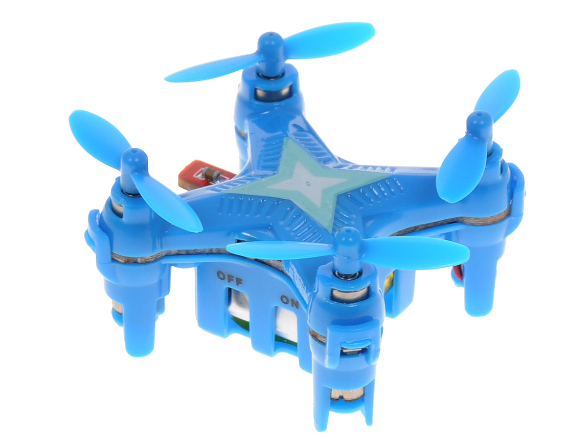 1TOY Квадрокоптер на радиоуправлении Gyro-Nano IIТ58990 1TOY Квадрокоптер на радиоуправлении Gyro-Nano IIТ58990Компактный квадрокоптер на радиоуправлении Gyro-Nano II c встроенным гироскопом предназначен для начинающих пилотов. Шестиосевой гироскоп управляется на частоте 2,4 ГГц и отлично подходит для полётов дома. Квадрокоптер имеет три скоростных режима, благодаря которым он способен взлетать даже в броске, а также делать сальто на 360°. Интересной особенностью является также и пульт модели, стилизованный под дорожный чемоданчик. Игрушка может летать вперед-назад, вверх-вниз, вращаться, зависать в воздухе. Уникальный режим Headless Mode позволяет уверенно управлять им, где бы он не находился - перед пилотом или за спиной. При помощи этой функции, которая активируется в полете, движения квадрокоптера будут всегда предсказуемы. Полностью заряженный аппарат летает 6 минут. Игрушка развивает многочисленные способности ребенка - мелкую моторику, пространственное мышление, реакцию и логику. Квадрокоптер работает от встроенного аккумулятора, который...