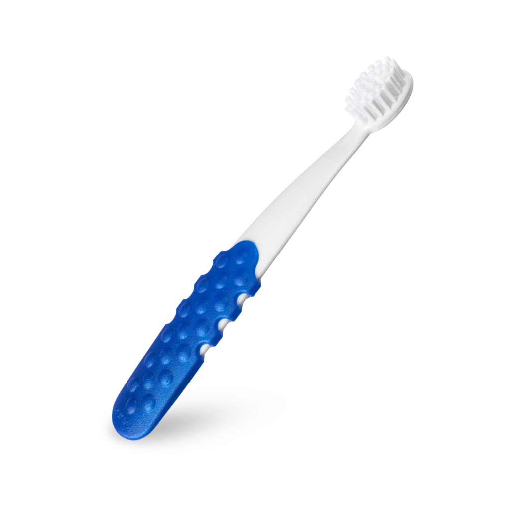 Radius щетка зубная детская ,Toothbrush, Totz Plus c 3 летбело-голубаямягкаяR005218 Radius щетка зубная детская ,Toothbrush, Totz Plus c 3 летбело-голубаямягкаяR005218Зубная щетка обеспечивает рот чистым. Мягкая, широкая головка с веерной щетиной помогает улучшить здоровье десен, массируя десны во время чистки. Эргономичная ручка обеспечивает спокойную хватку, что снижает давление на зубы, помогает защитить десны. Широкий спектр – чистка зубов и массаж десен одновременно. Щетина отполирована и конец закруглен.