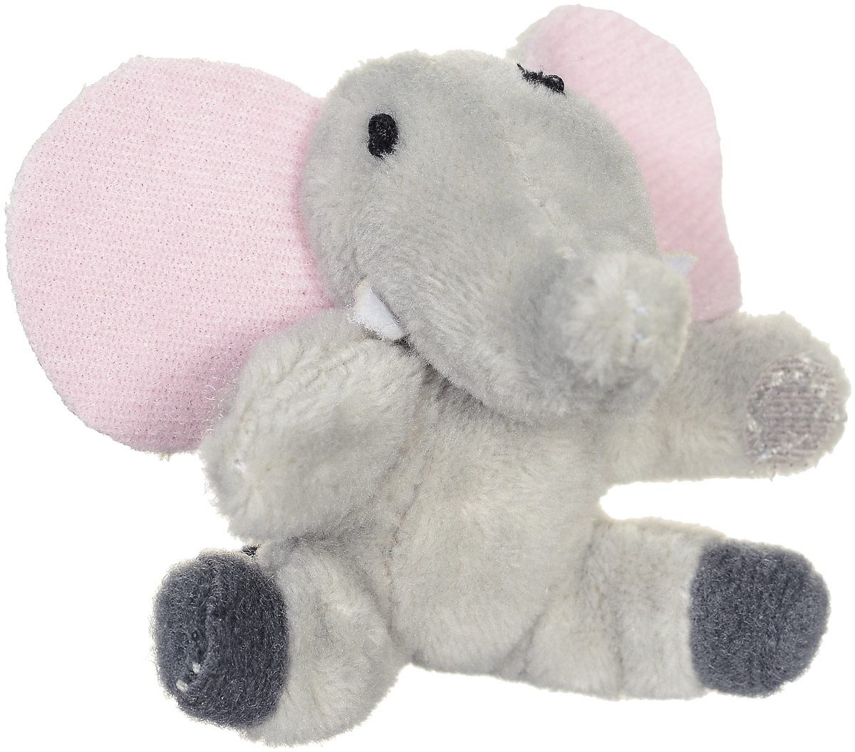 Beanzees Мягкая игрушка Слон Ellie 5 смB31001_серый слон Beanzees Мягкая игрушка Слон Ellie 5 смB31001_серый слонОчаровательная мягкая игрушка Beanzees Слон Ellie подарит своей владелице море позитивных эмоций. Мягкие игрушки Beanzees - это крошечные плюшевые животные. На передних лапках игрушек расположены маленькие липучки. С помощью этих липучек можно скреплять игрушки в браслеты и ожерелья или просто украсить комнату гирляндой из них. Игрушку можно повесить на сумку, или украсить ею карандаш или ручку. Животики фигурок заполнены гранулами, что делает их очень приятными на ощупь, развивает тактильные ощущения и помогает снять эмоциональное напряжение.