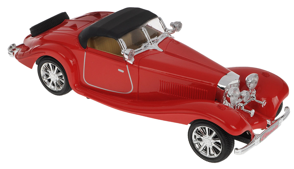 Junfa Toys Машинка инерционная Madness цвет красныйL125_красный Junfa Toys Машинка инерционная Madness цвет красныйL125_красныйИнерционная машинка Junfa Toys Madness, выполненная из безопасного пластика, станет любимой игрушкой вашего ребенка. Игрушка представляет собой уменьшенную копию ретро-автомобиля. Машина оснащена инерционным механизмом. Достаточно немного подтолкнуть машинку вперед или назад, а затем отпустить, и она сама поедет в ту же сторону. Рассматривая данный автомобиль, можно обратить внимание на особенности салона, красоту фар, колес и кузова. Порадуйте его таким замечательным подарком!