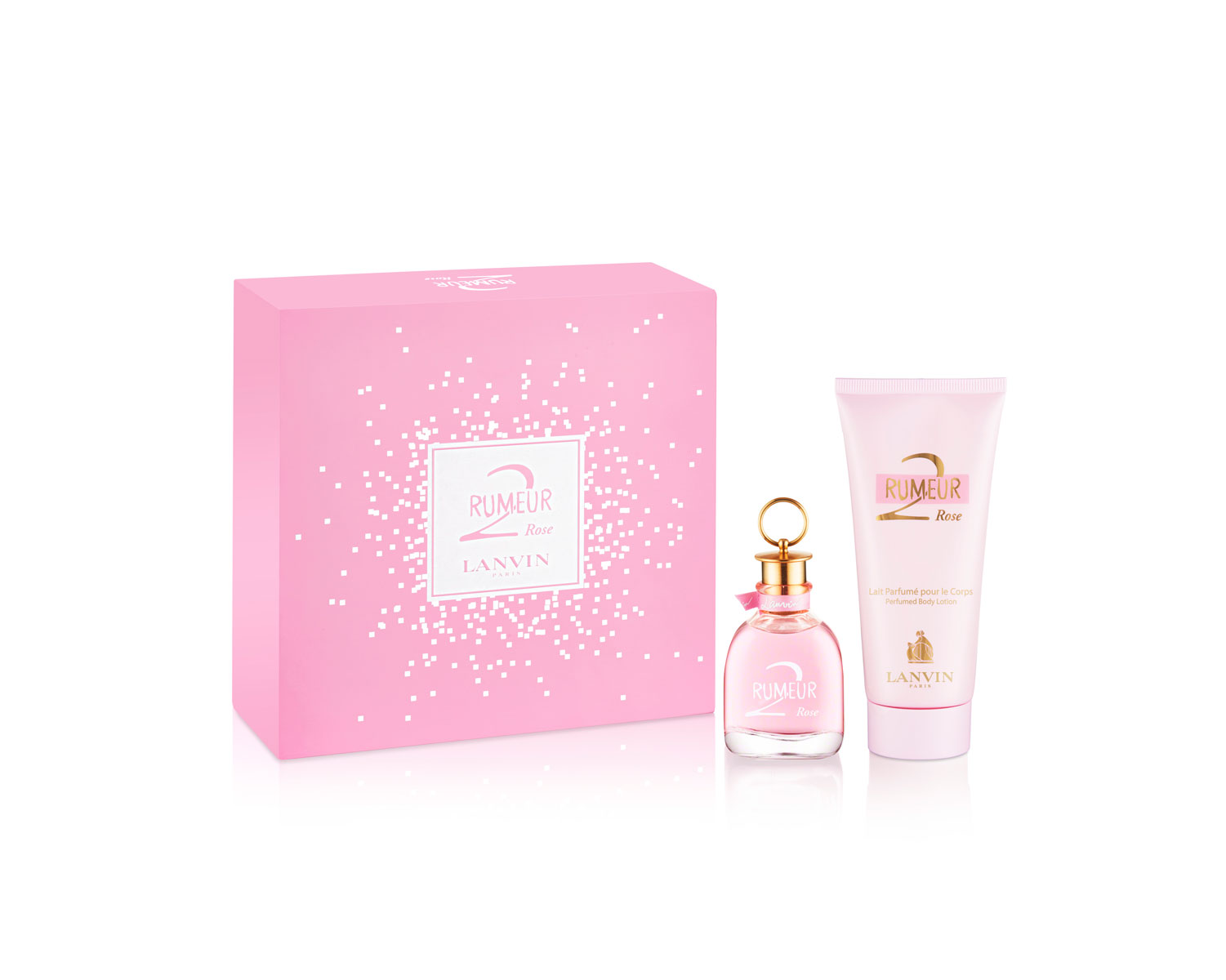 Lanvin Rumeur 2 Rose Woman Подарочный набор: парфюмированная вода 50 мл + лосьон для тела 100 мл11840 Lanvin Rumeur 2 Rose Woman Подарочный набор: парфюмированная вода 50 мл + лосьон для тела 100 мл11840Цветочные, фруктовые. Апельсин, бергамот, грейпфрут, груша, лимон, ноты свежести, жасмин, жимолость, ландыш, магнолия, роза, амбра, мускус, пачули.