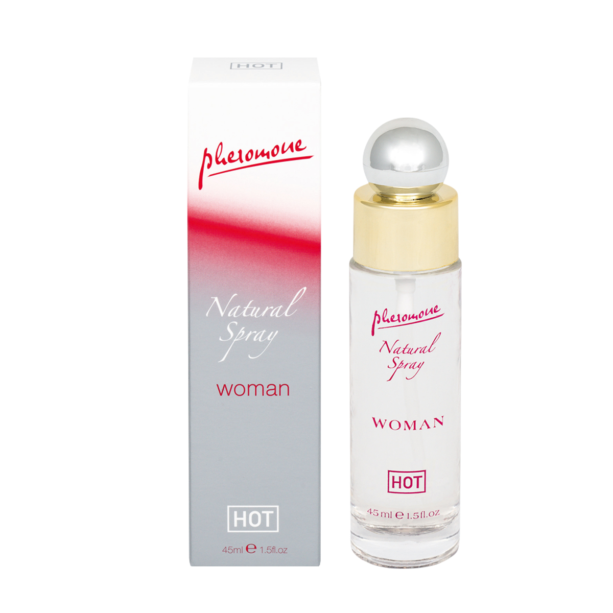 Hot Женские духи с феромонами Natural Spray 45 мл55012 Hot Женские духи с феромонами Natural Spray 45 мл55012Уже нашли идеальный парфюм, но хотите добавить своему образу пикантности? Нотки эротизма в спрее Natural Spray с нейтральным запахом проникнут в подсознание мужчины и сделают вас объектом подлинного вожделения, сохранив аромат любимых духов.