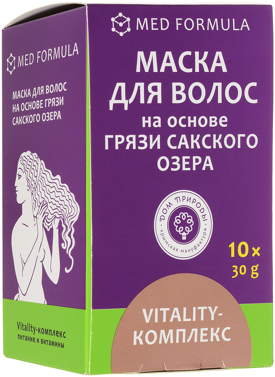 Мануфактура Дом природы Маска для волос Энергия и сила на основе грязи Сакского озера (стимулятор роста) 10 х 30 г4820172890393 Мануфактура Дом природы Маска для волос Энергия и сила на основе грязи Сакского озера (стимулятор роста) 10 х 30 г4820172890393Стимулирующая формула на основе сакской грязи с репейным и оливковым маслами, экстрактами лопуха, розмарина, ламинарии и никотиновой кислотой рекомендована для усиления роста волос. Иловая грязь Сакского озера, дополненная сбалансированным комплексом растительных компонентов, бережно обволакивает Ваши волосы, наполняя их минералами и микроэлементами, необходимыми для активного роста и питания.
