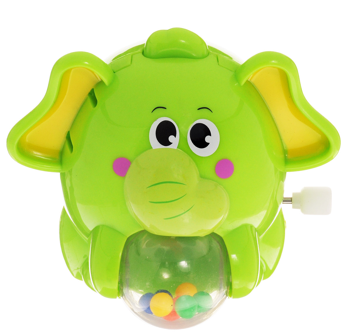 Huile Toys Заводная Машинка-зверюшка Слон559_слон салатовый Huile Toys Заводная Машинка-зверюшка Слон559_слон салатовыйЯркая машинка Huile Toys Слон привлечет внимание вашего малыша и не позволит ему скучать! Выполненная из безопасного пластика с элементами из металла, игрушка представляет собой забавную зверюшку-машинку с прозрачным передним колесом-цилиндром. Внутри цилиндра перекатываются цветные горошинки. Округлые, без острых углов, формы гарантируют безопасность даже самым маленьким детишкам. Игрушка оснащена инерционным механизмом. Слоник дополнен кнопкой, нажав на которую, зазвучит веселая музыка и замигает яркая подсветка. Игрушка поможет ребенку в развитии воображения, мелкой моторики рук и цветового восприятия. Сделайте вашему малышу такой замечательный подарок! Для работы требуются 3 батарейки типа LR44 (комплектуется демонстрационными).