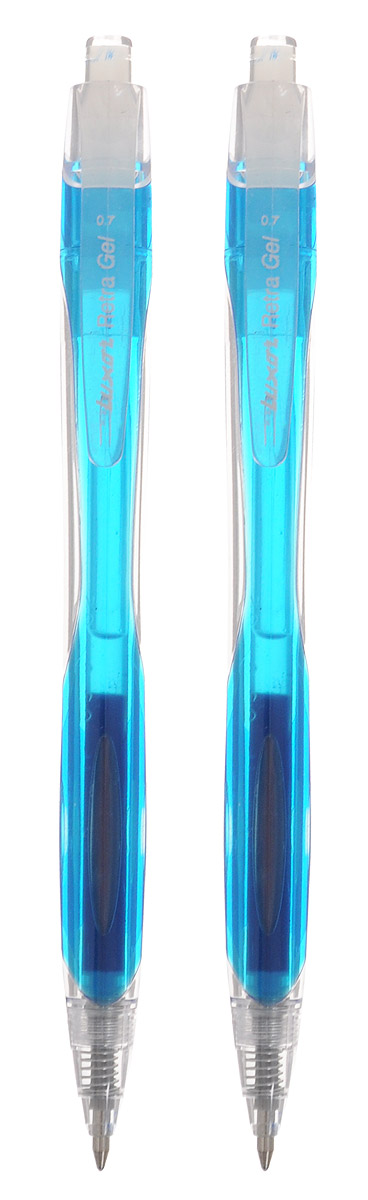 Luxor Набор гелевых ручек Retra Gel цвет синий 2 шт7772/2BC Luxor Набор гелевых ручек Retra Gel цвет синий 2 шт7772/2BCНабор гелевых ручек Luxor Retra Gel состоит из двух ручек с синими чернилами. Они отлично подойдут и для школьных занятий, и просто для подчеркивания. Ручки рисуют яркими насыщенными цветами. Корпуса с удобными клипами изготовлены из качественного прозрачного пластика. Чернила на водной основе легко смываются с кожи и отстирываются с большинства тканей. Удобный набор гелевых ручек станет незаменимой канцелярской принадлежностью для вас или для вашего ребенка.
