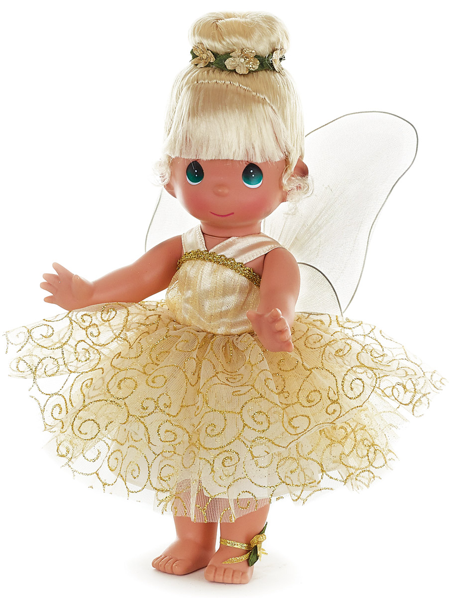 Precious Moments Кукла Божественная фея блондинка6579 Precious Moments Кукла Божественная фея блондинка6579Коллекция кукол Precious Moments высотой 30 см насчитывает на сегодняшний день более 600 видов. Куклы изготавливаются целиком из винила и имеют пять базовых точек артикуляции. Каждый год в коллекцию добавляются все новые и новые модели. Каждая кукла имеет свой неповторимый образ и характер. Она - хранитель драгоценных моментов – может быть подарком на память о каком-либо событии в жизни. Куклы выполнены с любовью и нежностью, которую дарит нам известная волшебница – создатель кукол Линда Рик!