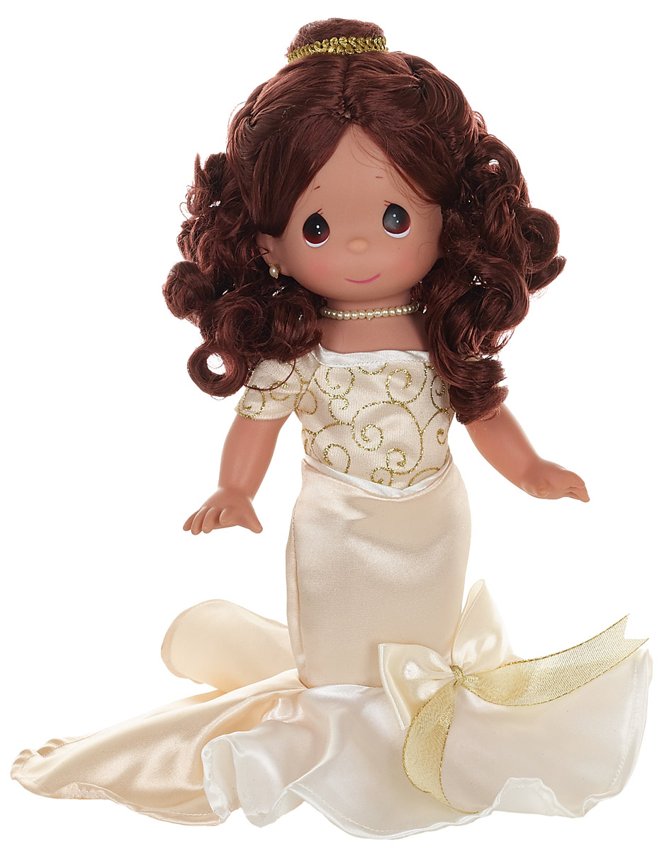 Precious Moments Кукла Элегантность брюнетка6556 Precious Moments Кукла Элегантность брюнетка6556Коллекция кукол Precious Moments высотой 30 см насчитывает на сегодняшний день более 600 видов. Куклы изготавливаются целиком из винила и имеют пять базовых точек артикуляции. Каждый год в коллекцию добавляются все новые и новые модели. Каждая кукла имеет свой неповторимый образ и характер. Она - хранитель драгоценных моментов – может быть подарком на память о каком-либо событии в жизни. Куклы выполнены с любовью и нежностью, которую дарит нам известная волшебница – создатель кукол Линда Рик!