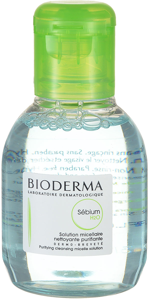 Bioderma Очищающая вода Sebium, 100 мл028632X Bioderma Очищающая вода Sebium, 100 мл028632XОчищающее средство для жирной и комбинированной кожи, кожи с акне (в том числе акне новорожденных). Оказывает антибактериальное действие. Мягко очищает. Улучшает качество себума. Снижает синтез кожного сала. Успокаивает кожу.