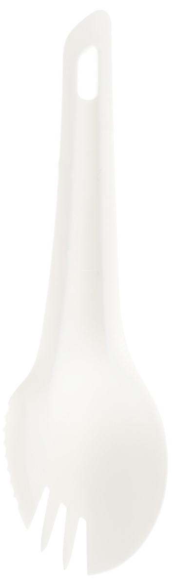 Ловилка Wildo Spork, цвет: белый, 16,4 х 4,8 см3119 Ловилка Wildo Spork, цвет: белый, 16,4 х 4,8 см3119Ловилка Wildo Spork идеальный инструмент для любителей похода и отдыха на природе. Ловилка Wildo Spork является ложкой, вилкой и ножом одновременно. Зачерпывайте суп, накладывайте еду или нарежьте продукты одним инструментом. Изделие изготовлено из прочного и высококачественного полиамида. Размер: 16,4 х 4,8 см.