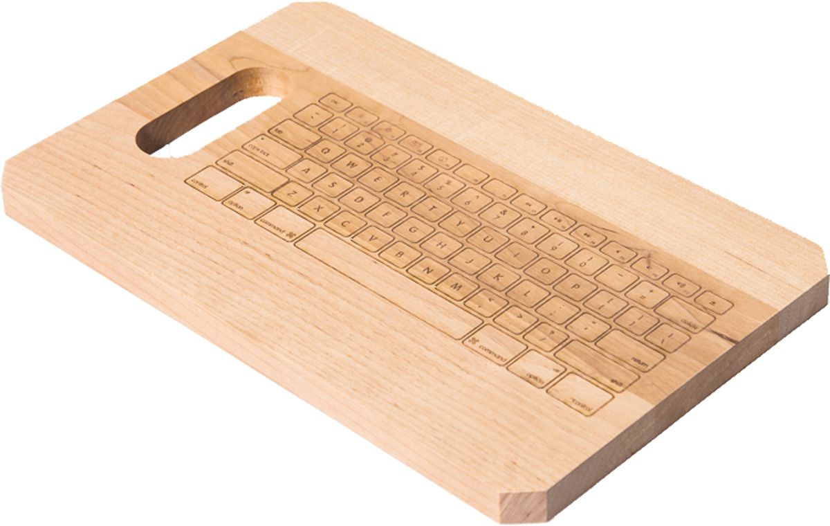 Доска разделочная Magellanno Keyboard. CB005LUMCB005LUM Доска разделочная Magellanno Keyboard. CB005LUMCB005LUMЭкологически чистый материал — дерево без покрытия, лазерная гравировка. Рабочая сторона имеет канавку — водосборник. Отверстие для подвешивания. Дизайнерский аксессуар для модной кухни. Отличный подарок! Упаковка — крафт картон.