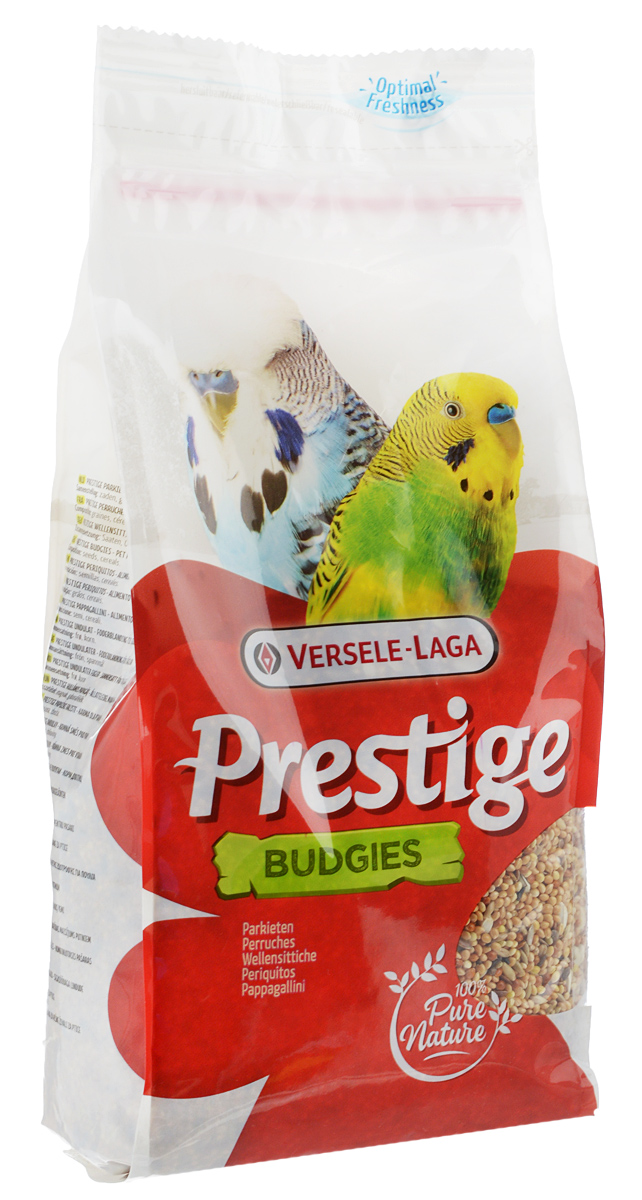 Корм для волнистых попугаев Versele-Laga Prestige Budgies, 1 кг421620 Корм для волнистых попугаев Versele-Laga Prestige Budgies, 1 кг421620Корм Versele-Laga Prestige Budgies - это традиционная полнорационная смесь для волнистых попугаев, а также других мелких попугаев. В состав данной высококачественной смеси входят разнообразные сбалансированные компоненты, особым образом подобранные в соответствии со специфическими пищевыми потребностями попугаев. Корм содержит просо, канареечное семя, очищенный овес, семена льна, сафлор для оптимальной кондиции и пищеварения. Товар сертифицирован.