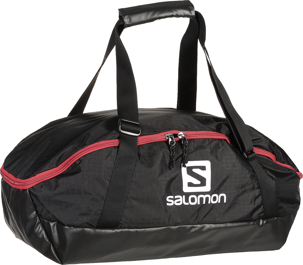 Сумка спортивная Salomon Prolog 40 Bag, цвет: черный, 40 л. L37992800L37992800 Сумка спортивная Salomon Prolog 40 Bag, цвет: черный, 40 л. L37992800L37992800Сумка Salomon Prolog 40 Bag выполнена из полиэстера и оформлена принтом с изображением логотипа бренда. Изделие оснащено удобными широкими ручками, длину которых можно регулировать с помощью пряжек. Сумка и закрывается на двухходовую застежку-молнию. Внутри расположено вместительное отделение, которое содержит два вшитых кармана на молнии. Также внутри расположено второе отделение с покрытием, не пропускающим воду и вставкой из сетки для вентиляции.