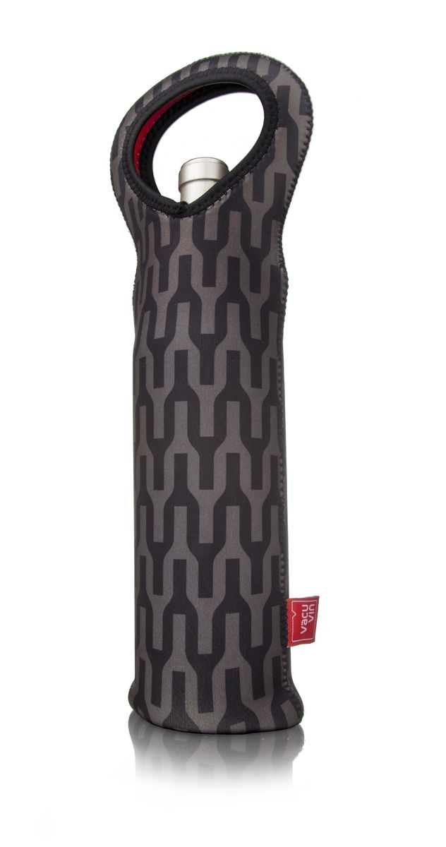 Сумка для бутылки VacuVin36255606 Сумка для бутылки VacuVin36255606Сумка под бутылку от VacuVin идеально подходит для переноски вина для барбекю или пикника. Функциональный дизайн позволяет использовать ее в качестве дополнения к презенту, если вы преподносите вино в подарок. Сумка под бутылку от VacuVin – элегантный и удобный способ взять с собой вино. • Превращает любую бутылку вина в подарок • Отлично подходит для того, чтобы принести вино на пикник