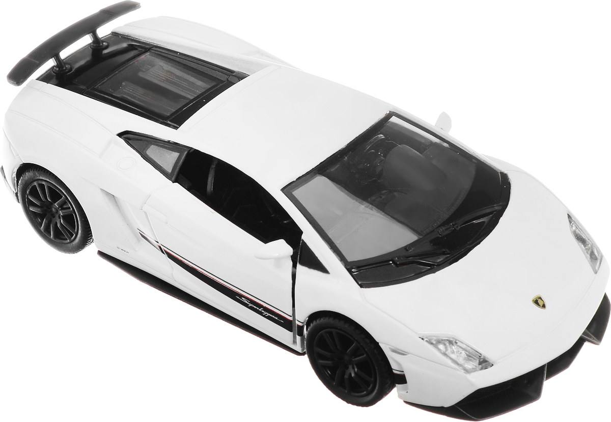 Рыжий Кот Модель автомобиля Lamborghini Gallardo LP 570-4 SuperleggeraИ-1204_белый Рыжий Кот Модель автомобиля Lamborghini Gallardo LP 570-4 SuperleggeraИ-1204_белыйМодель автомобиля Рыжий Кот Lamborghini Gallardo LP 570-4 Superleggera будет отличным подарком как ребенку, так и взрослому коллекционеру. Благодаря броской внешности, а также великолепной точности, с которой создатели этой модели масштабом 1:32 передали внешний вид настоящего автомобиля, машинка станет подлинным украшением любой коллекции авто. Машинка будет долго служить своему владельцу благодаря металлическому корпусу с элементами из пластика. Двери машины открываются. Прорезиненные шины обеспечивают отличное сцепление с любой поверхностью пола. Машинка оснащена инерционным механизмом: достаточно немного отвести машинку назад, а затем отпустить, и она быстро поедет вперед. Модель автомобиля Рыжий Кот Lamborghini Gallardo LP 570-4 Superleggera обязательно понравится вашему ребенку и станет достойным экспонатом любой коллекции.