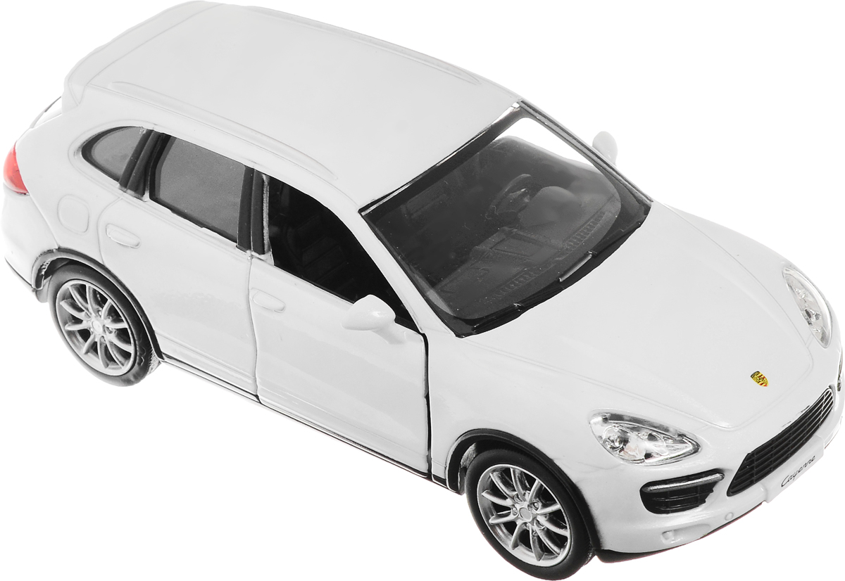 Рыжий Кот Модель автомобиля Porsche Cayenne TurboИ-1205_белый Рыжий Кот Модель автомобиля Porsche Cayenne TurboИ-1205_белыйМодель автомобиля Рыжий Кот Porsche Cayenne Turbo будет отличным подарком как ребенку, так и взрослому коллекционеру. Благодаря броской внешности, а также великолепной точности, с которой создатели этой модели масштабом 1:32 передали внешний вид настоящего автомобиля, машинка станет подлинным украшением любой коллекции авто. Машинка будет долго служить своему владельцу благодаря металлическому корпусу с элементами из пластика. Двери машины открываются. Прорезиненные шины обеспечивают отличное сцепление с любой поверхностью пола. Машинка оснащена инерционным механизмом: достаточно немного отвести машинку назад, а затем отпустить, и она быстро поедет вперед. Модель автомобиля Рыжий Кот Porsche Cayenne Turbo обязательно понравится вашему ребенку и станет достойным экспонатом любой коллекции.