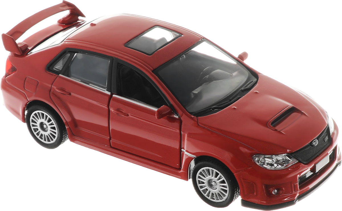 Рыжий Кот Модель автомобиля Subaru WRX STIИ-1213_красный Рыжий Кот Модель автомобиля Subaru WRX STIИ-1213_красныйМодель автомобиля Рыжий Кот Subaru WRX STI будет отличным подарком как ребенку, так и взрослому коллекционеру. Благодаря броской внешности, а также великолепной точности, с которой создатели этой модели масштабом 1:32 передали внешний вид настоящего автомобиля, машинка станет подлинным украшением любой коллекции авто. Машинка будет долго служить своему владельцу благодаря металлическому корпусу с элементами из пластика. Передние двери машины открываются. Прорезиненные шины обеспечивают отличное сцепление с любой поверхностью пола. Машинка оснащена инерционным механизмом: достаточно немного отвести машинку назад, а затем отпустить, и она быстро поедет вперед. Модель автомобиля Рыжий Кот Subaru WRX STI обязательно понравится вашему ребенку и станет достойным экспонатом любой коллекции.
