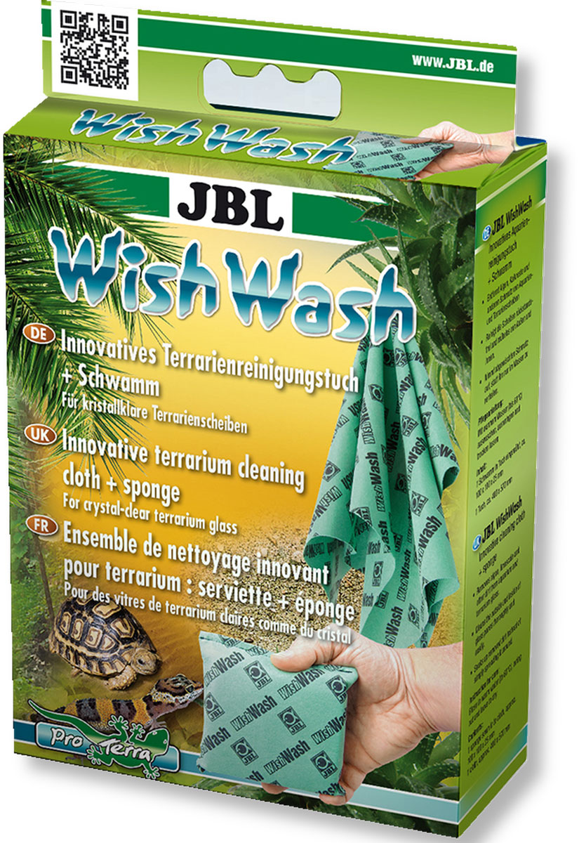 Губка и салфетка JBL WishWash, для эффективной очистки стекол аквариума, 2 предметаJBL6152600 Губка и салфетка JBL WishWash, для эффективной очистки стекол аквариума, 2 предметаJBL6152600Специальная губка и салфетка JBL WishWash для чистки стекол аквариума выполнены из нового специального материала Fyrell на основе микрофибры. Изделия растворяют грязь, впитывая ее, вместо того, чтобы растирать ее по стеклу. Таким образом, протирочные средства уменьшают нагрузку на воду при чистке стекол. Стекла очищаются быстро, чисто и без особых усилий. После использования просто ополосните губку или салфетку без мыла, и они вновь готовы к работе. Стираются при температуре 60°С. Работая с этими средствами, нет опасности пораниться, так как в них нет ни лезвий, ни острых краев. Размер губки: 12 х 10,5 х 2,5 см. Размер салфетки: 49,5 х 39 см.