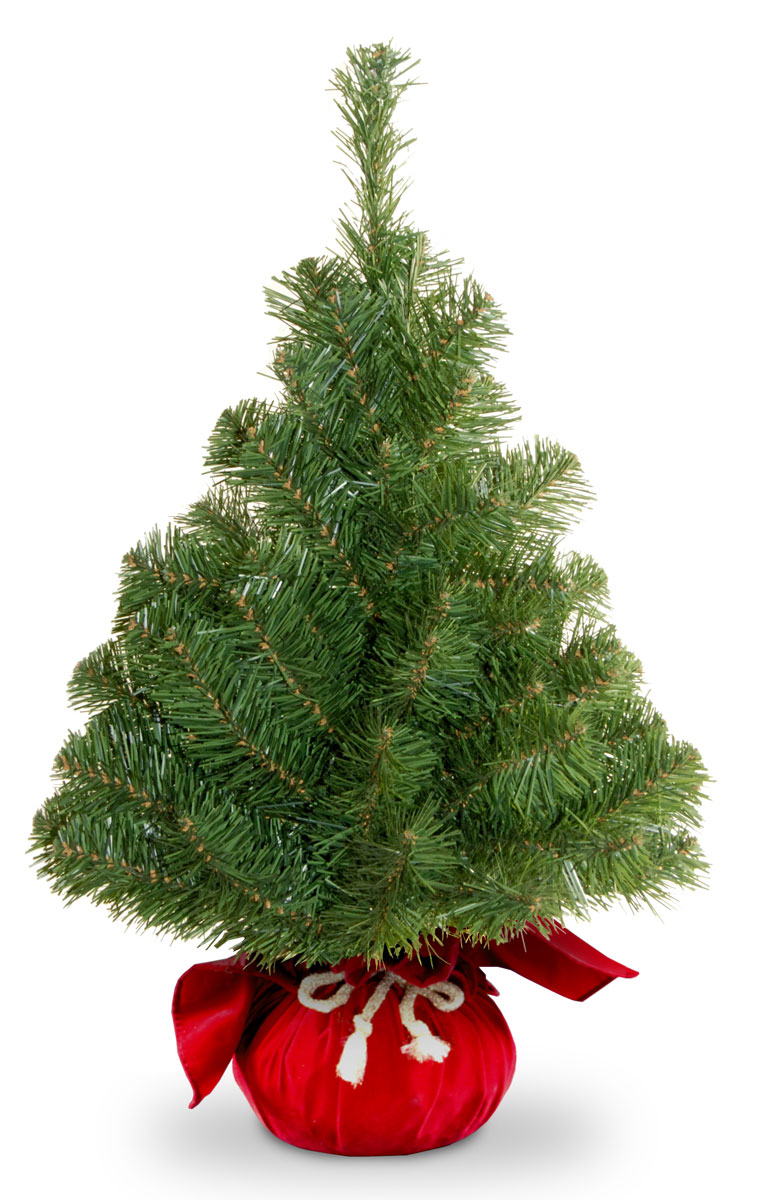Ель искусственная National Tree Company New Noble Spruce Tree, настольная, в мешочке, высота 61 см31NNB2RDR Ель искусственная National Tree Company New Noble Spruce Tree, настольная, в мешочке, высота 61 см31NNB2RDRНа эту елочку приятно смотреть, даже, когда она не наряжена! Она уютная, стильная и так оригинально смотрится, благодаря своим чудесным пушистым лапам и очаровательной подставке в виде мешочка. Однако яркие шары или симпатичные украшения сделают ее еще прелестнее. А представьте, какое удовольствие вы получите от самого процесса оформления - ведь очень приятно наряжать такое небольшое деревце! Настольная искусственная елка великолепного качества украсит любой интерьер, будет одинаково уместна как дома, так и в офисе. В интерьере она может также послужить прекрасным дополнением к большой новогодней ели. Еловые иголки не осыпаются, не мнутся и не выцветают со временем. Полимерные материалы, из которых они изготовлены, не токсичны и не поддаются горению. Высота: 61 см.