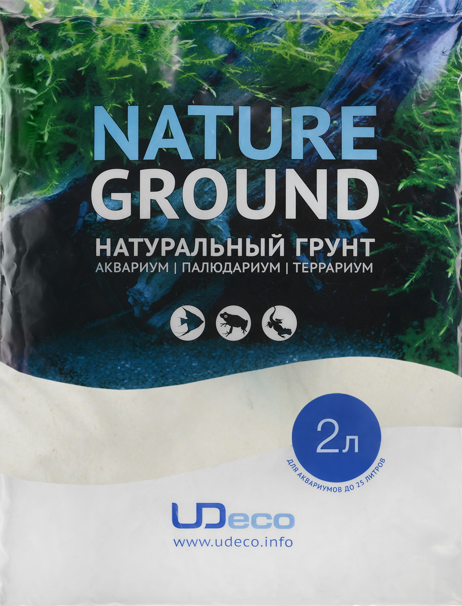 Грунт для аквариума UDeco Мраморный гравий, натуральный, 2-3 мм, 2 лUDC410732 Грунт для аквариума UDeco Мраморный гравий, натуральный, 2-3 мм, 2 лUDC410732Натуральный грунт UDeco Мраморный гравий предназначен специально для оформления аквариумов, палюдариумов и террариумов. Изделие готово к применению. Грунт UDeco порадует начинающих любителей природы и самых придирчивых дизайнеров, стремящихся к созданию нового, оригинального. Такая декорация придутся по вкусу и обитателям аквариумов и террариумов, которые ещё больше приблизятся к природной среде обитания. Необходимое количество грунта рассчитывается по формуле: длина аквариума х ширина аквариума х толщина слоя грунта. Предназначен для аквариумов от 25 литров. Фракция: 2-3 мм. Объем: 2 л.
