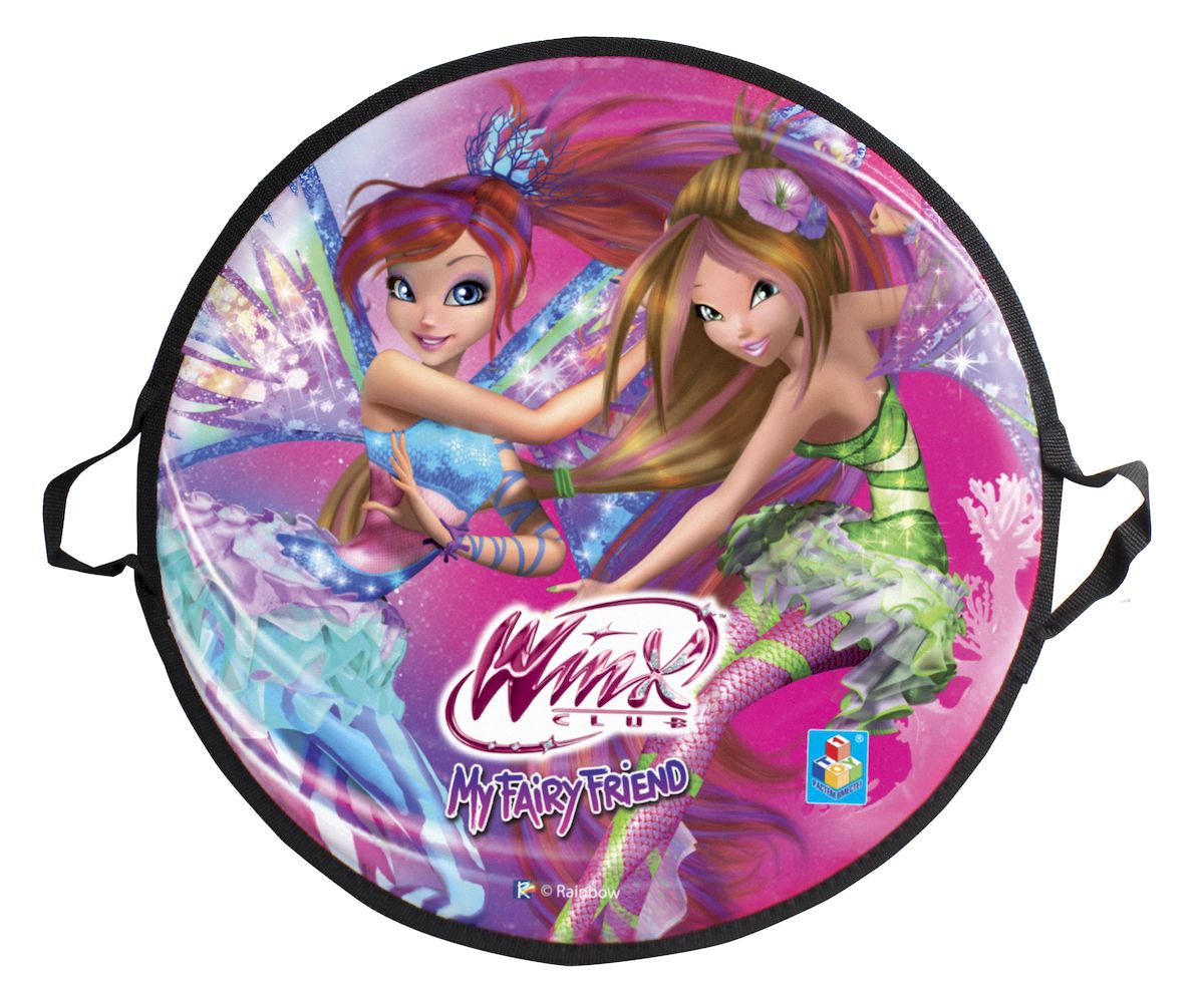 Ледянка 1toy Winx, 52 смТ58471 Ледянка 1toy Winx, 52 смТ58471Ледянка для любителей зимних спортивных развлечений с героями любимого мультфильма.