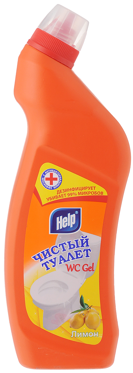 Средство для чистки унитаза Help Чистый туалет, с ароматом лимона, 750 мл4605845002460 Средство для чистки унитаза Help Чистый туалет, с ароматом лимона, 750 мл4605845002460Средство Help Чистый туалет предназначено для чистки и ухода за туалетом. Удаляет ржавчину, устойчивые загрязнения, отложения мочевого и известкового камней. Средство обладает антимикробным действием, устраняет неприятный запах и имеет густую консистенцию, благодаря чему не стекает с наклонных поверхностей. Товар сертифицирован.