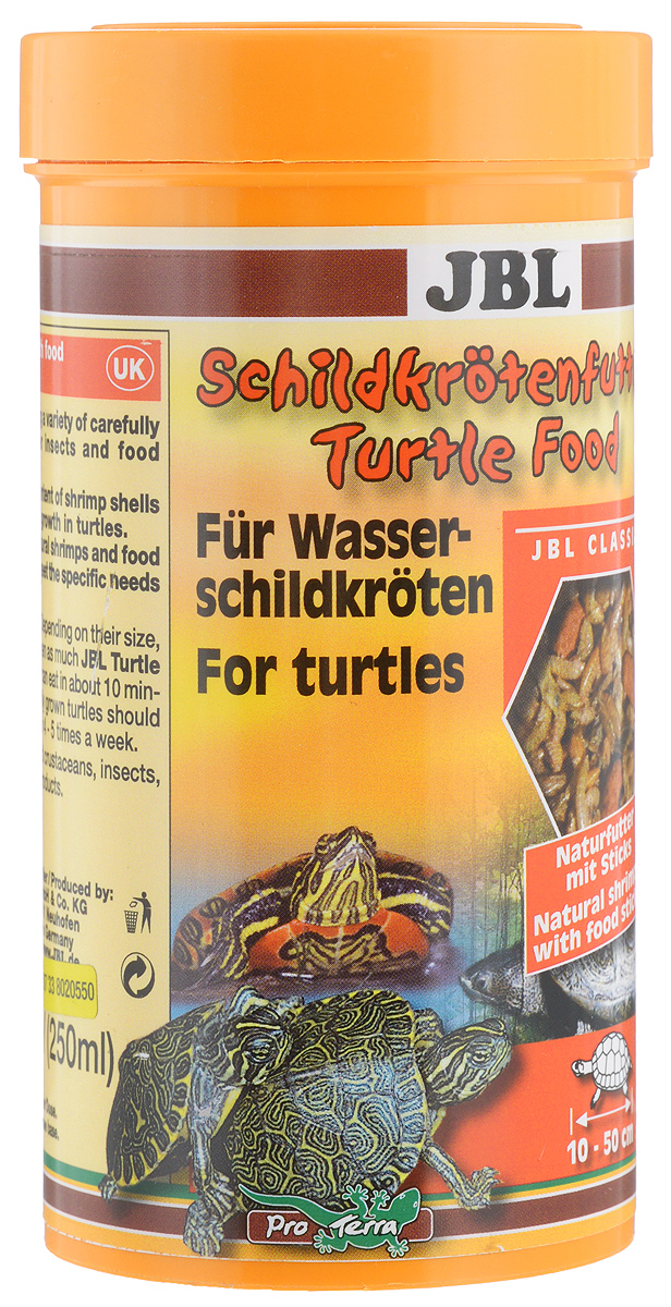Корм JBL Schildkroetenfutter, для черепах, 30 гJBL7036300 Корм JBL Schildkroetenfutter, для черепах, 30 гJBL7036300JBL Schildkroetenfutter - основной корм для черепах. Это сбалансированная смесь из сушеных рачков, насекомых и рыбных палочек. Подходит для всех водных черепах и болотных черепах умеренных широт. Можно использовать в качестве подкормки для тропических болотных черепах, птиц и других плотоядных обитателей террариума. Корм тщательно очищен, не загрязняет воду. Благодаря высокому природному содержанию кальция во всех рачках обеспечивает снабжение черепах кальцием, необходимым для роста их панциря. Товар сертифицирован.