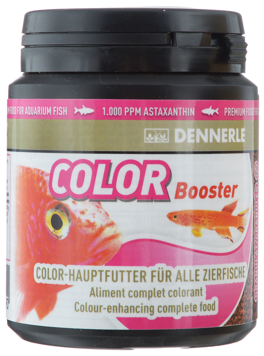 Корм Dennerle "Color Booster", для усиления окраски аквариумных рыб, 84 г