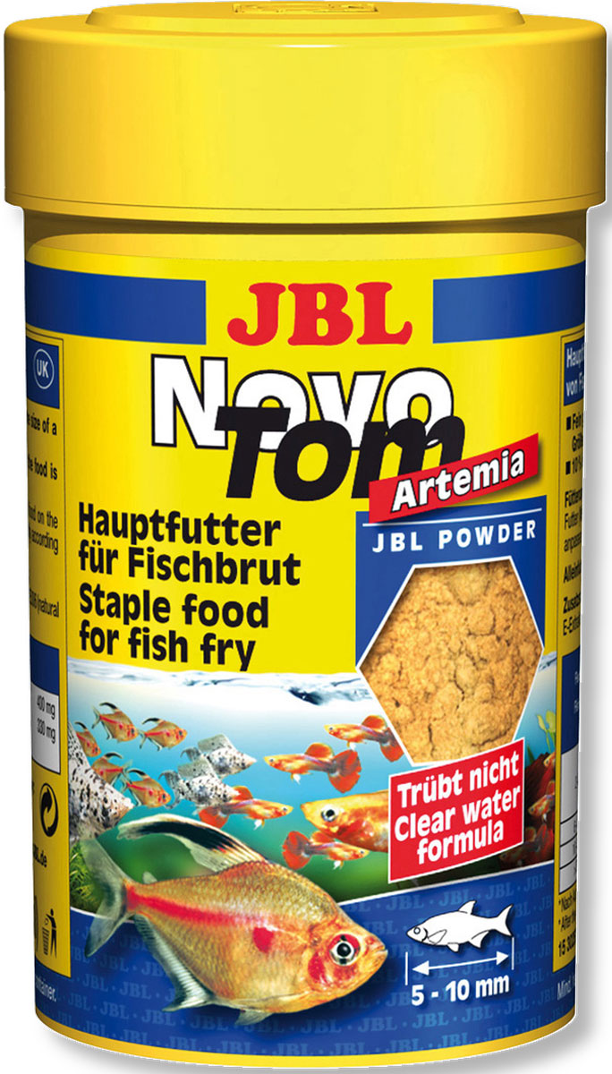 JBL NovoTom Artemia Пылевидный корм для мальков с артемией, 100 мл (60 г)JBL3025300 JBL NovoTom Artemia Пылевидный корм для мальков с артемией, 100 мл (60 г)JBL3025300JBL NovoTom Artemia - Пылевидный корм для мальков с артемией, 100 мл. (60 г.)