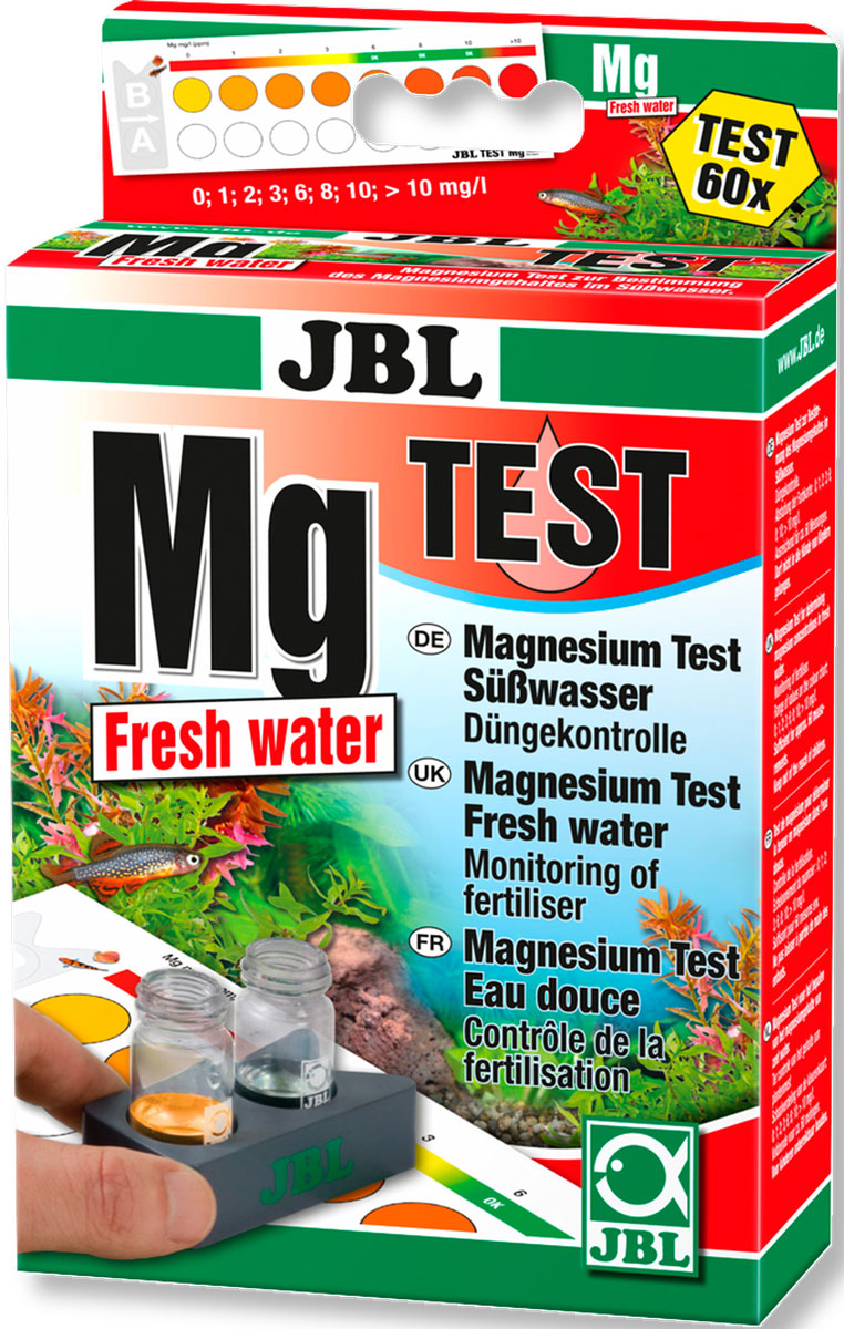 Тест JBL Magnesium Test-Set Mg Freshwater для определения содержания магния в пресной водеJBL2541400 Тест JBL Magnesium Test-Set Mg Freshwater для определения содержания магния в пресной водеJBL2541400JBL Magnesium Test-Set Mg Freshwater - Тест для определения содержания магния в пресной воде