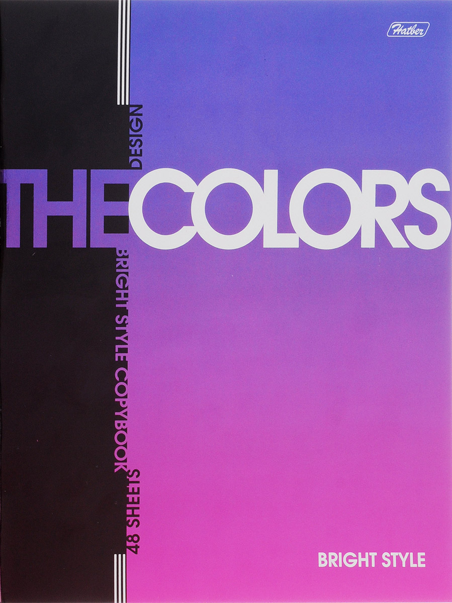 Hatber Тетрадь The Colors 48 листов в клетку цвет фиолетовый48Т5мтВ1_14481_ Hatber Тетрадь The Colors 48 листов в клетку цвет фиолетовый48Т5мтВ1_14481_Тетрадь Hatber из серии The Colors отлично подойдет для занятий школьнику, студенту или для различных записей. Обложка, выполненная из плотного металлизированного картона, украшена изображением английских букв. Внутренний блок тетради, соединенный металлическими скрепками, состоит из 48 листов белой бумаги в голубую клетку с полями.