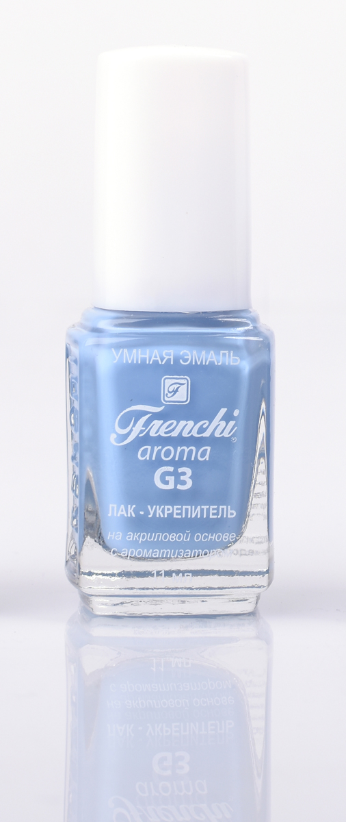 Frenchi aroma G3 Лак-укрепитель на акриловой основе № 1, 11 млУТ00000787 Frenchi aroma G3 Лак-укрепитель на акриловой основе № 1, 11 млУТ00000787Лак на акриловой основе Frenchi G3 – это стойкость и безупречность Вашего маникюра в течение 7 дней. Лак на акриловой основе – это идеальный вариант для деловой женщины, в нашем современном мире, что позволяет женщине тратить меньше времени на посещение салонов красоты.