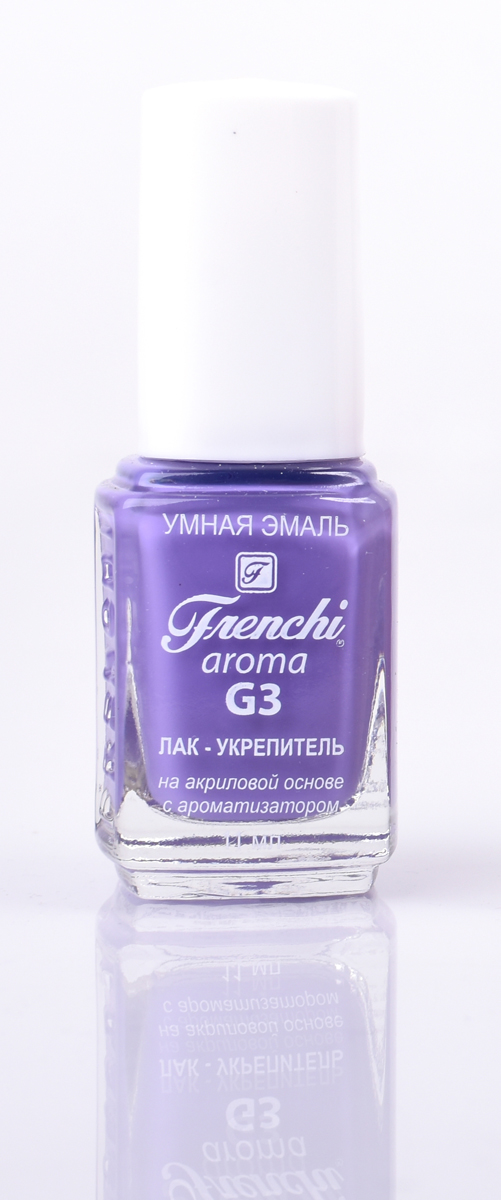 Frenchi aroma G3 Лак-укрепитель на акриловой основе № 2, 11 млУТ00000788 Frenchi aroma G3 Лак-укрепитель на акриловой основе № 2, 11 млУТ00000788Лак на акриловой основе Frenchi G3 – это стойкость и безупречность Вашего маникюра в течение 7 дней. Лак на акриловой основе – это идеальный вариант для деловой женщины, в нашем современном мире, что позволяет женщине тратить меньше времени на посещение салонов красоты.
