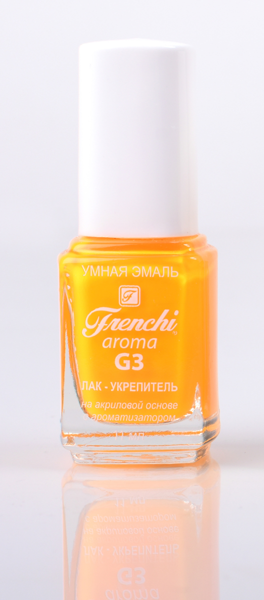 Frenchi aroma G3 Лак-укрепитель на акриловой основе № 17, 11 млУТ00000803 Frenchi aroma G3 Лак-укрепитель на акриловой основе № 17, 11 млУТ00000803Лак на акриловой основе Frenchi G3 – это стойкость и безупречность Вашего маникюра в течение 7 дней. Лак на акриловой основе – это идеальный вариант для деловой женщины, в нашем современном мире, что позволяет женщине тратить меньше времени на посещение салонов красоты.