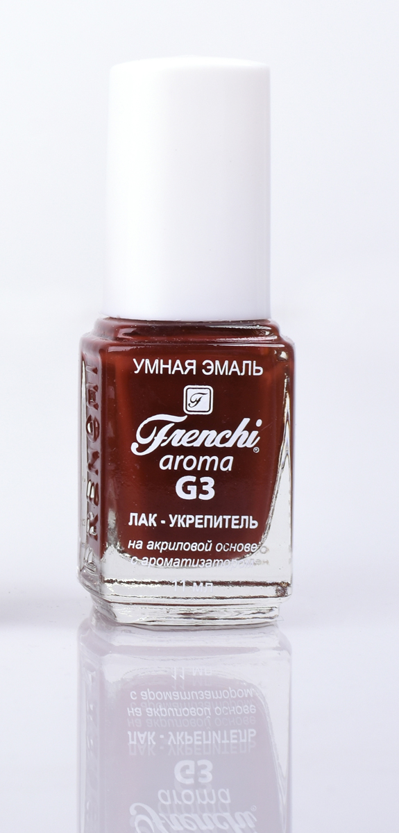 Frenchi aroma G3 Лак-укрепитель на акриловой основе № 22, 11 млУТ00000808 Frenchi aroma G3 Лак-укрепитель на акриловой основе № 22, 11 млУТ00000808Лак на акриловой основе Frenchi G3 – это стойкость и безупречность Вашего маникюра в течение 7 дней. Лак на акриловой основе – это идеальный вариант для деловой женщины, в нашем современном мире, что позволяет женщине тратить меньше времени на посещение салонов красоты.