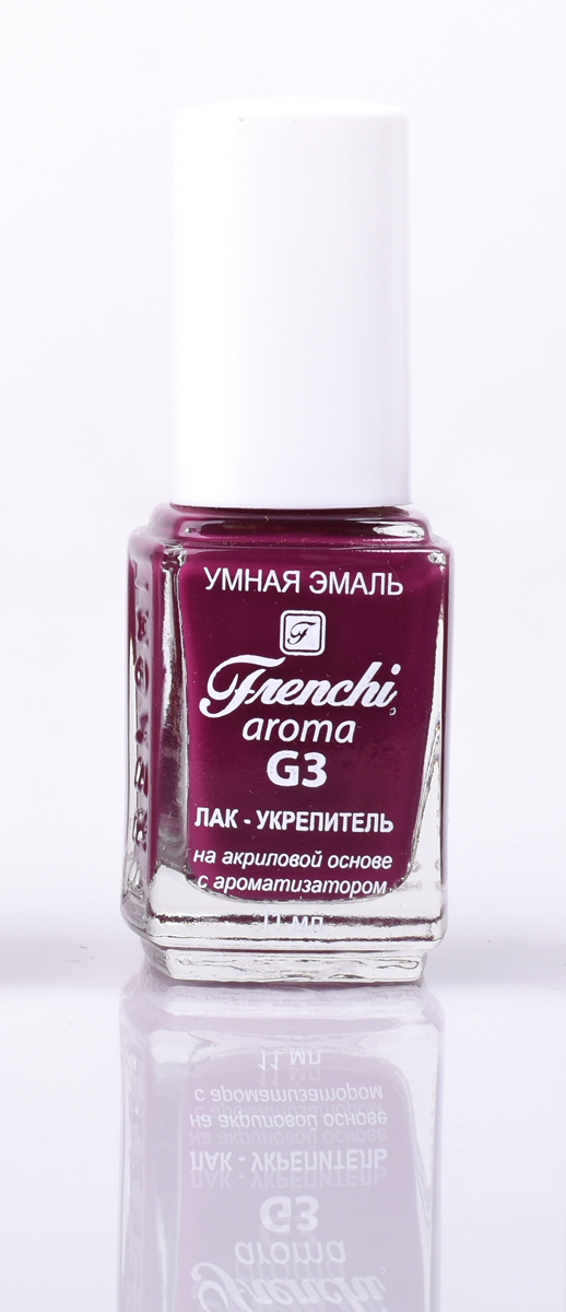 Frenchi aroma G3 Лак-укрепитель на акриловой основе № 24, 11 млУТ00000810 Frenchi aroma G3 Лак-укрепитель на акриловой основе № 24, 11 млУТ00000810Лак на акриловой основе Frenchi G3 – это стойкость и безупречность Вашего маникюра в течение 7 дней. Лак на акриловой основе – это идеальный вариант для деловой женщины, в нашем современном мире, что позволяет женщине тратить меньше времени на посещение салонов красоты.