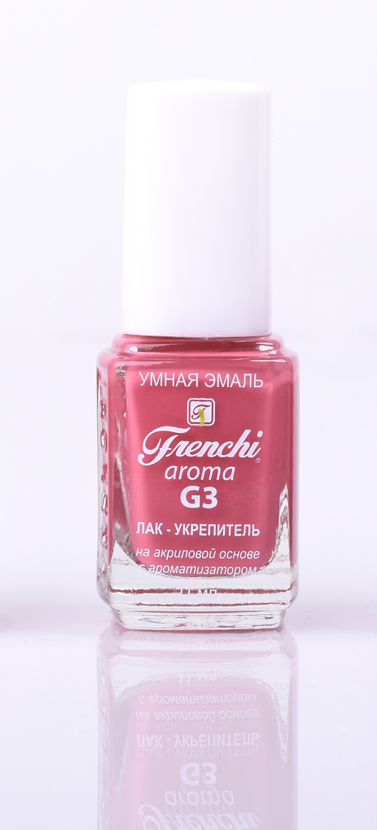 Frenchi aroma G3 Лак-укрепитель на акриловой основе № 27, 11 млУТ00000813 Frenchi aroma G3 Лак-укрепитель на акриловой основе № 27, 11 млУТ00000813Лак на акриловой основе Frenchi G3 – это стойкость и безупречность Вашего маникюра в течение 7 дней. Лак на акриловой основе – это идеальный вариант для деловой женщины, в нашем современном мире, что позволяет женщине тратить меньше времени на посещение салонов красоты.