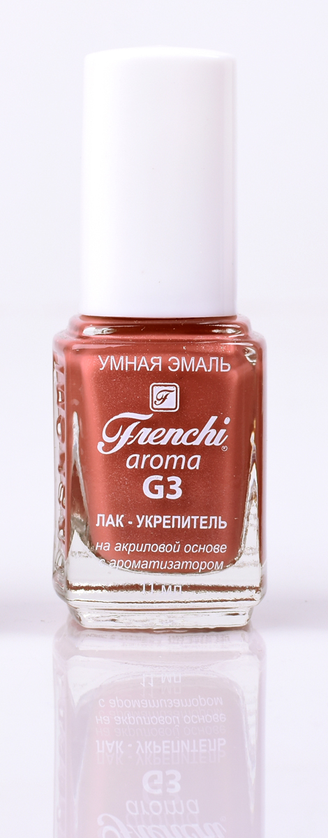 Frenchi aroma G3 Лак-укрепитель на акриловой основе № 28, 11 млУТ00000814 Frenchi aroma G3 Лак-укрепитель на акриловой основе № 28, 11 млУТ00000814Лак на акриловой основе Frenchi G3 – это стойкость и безупречность Вашего маникюра в течение 7 дней. Лак на акриловой основе – это идеальный вариант для деловой женщины, в нашем современном мире, что позволяет женщине тратить меньше времени на посещение салонов красоты.
