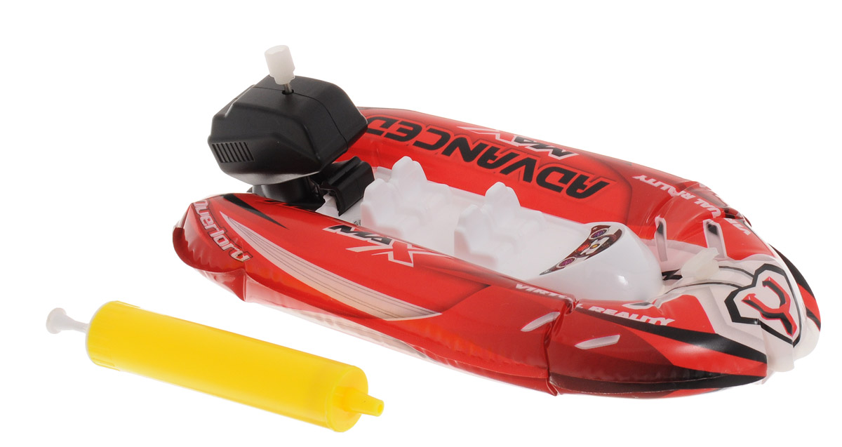 Pilotage Надувная лодка Fun Boat c насосом цвет красныйRC18324 Pilotage Надувная лодка Fun Boat c насосом цвет красныйRC18324Миниатюрная надувная лодка Pilotage Fun Boat с подвесным мотором, предназначена для запуска в ванной, бассейне или небольшом водоеме. Корпус лодки выполнен из приятного на ощупь, прочного материала ПВХ и накачивается воздухом с помощью входящего в комплект насоса - все, как в реальной жизни. После надувания корпуса достаточно завести навесной мотор, и лодка поплывет. Эта надувная лодочка скрасит ваше времяпрепровождение в жаркий день у воды, а если рядом имеется ручеек, вы сможете устроить азартные гонки!