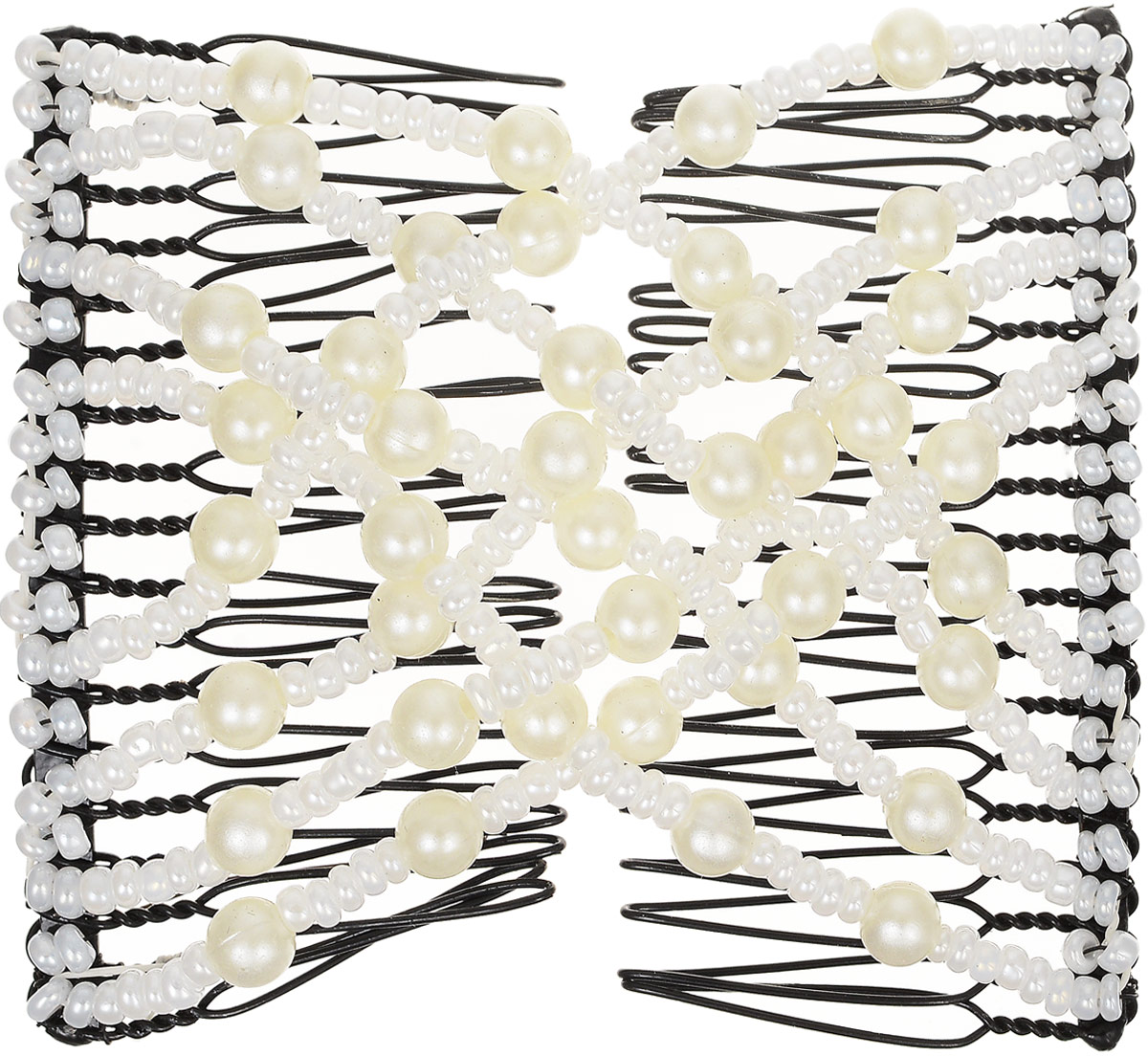 EZ-Combs Заколка Изи-Комбс, одинарная, цвет: белый. ЗИО_жемчугЗИО_белый/жемчуг EZ-Combs Заколка Изи-Комбс, одинарная, цвет: белый. ЗИО_жемчугЗИО_белый/жемчугУдобная и практичная EZ-Combs подходит для любого типа волос: тонких, жестких, вьющихся или прямых, и не наносит им никакого вреда. Заколка не мешает движениям головы и не создает дискомфорта, когда вы отдыхаете или управляете автомобилем. Каждый гребень имеет по 20 зубьев для надежной фиксации заколки на волосах! И даже во время бега и интенсивных тренировок в спортзале EZ-Combs не падает; она прочно фиксирует прическу, сохраняя укладку в первозданном виде. Небольшая и легкая заколка для волос EZ-Combs поместится в любой дамской сумочке, позволяя быстро и без особых усилий создавать неповторимые прически там, где вам это удобно. Гребень прекрасно сочетается с любой одеждой: будь это классический или спортивный стиль, завершая гармоничный облик современной леди. И неважно, какой образ жизни вы ведете, если у вас есть EZ-Combs, вы всегда будете выглядеть потрясающе.