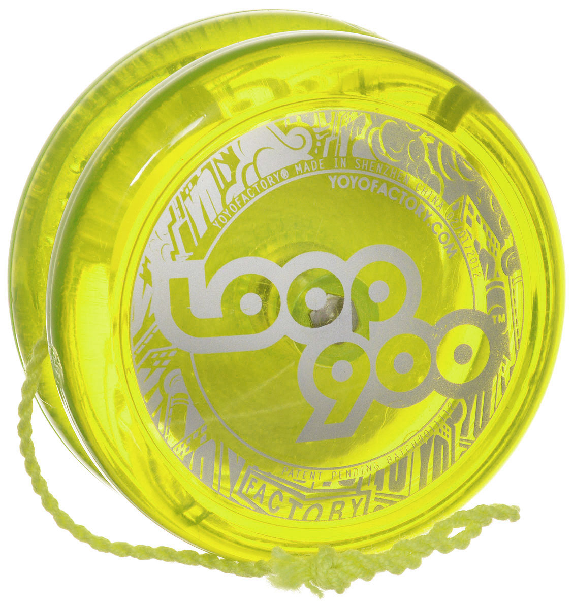 YoYoFactory Йо-йо Loop 900 цвет салатовыйLoop 900_салатовый YoYoFactory Йо-йо Loop 900 цвет салатовыйLoop 900_салатовыйЙо-йо YoYoFactory Loop 900 - это узнаваемый H-профиль, идеальное покрытие и стабильность, неизменное качество исполнения. На веревке йо-йо сидит великолепно, а игра с ним - одно удовольствие! Йо-йо - это игрушка, состоящая из двух симметричных половинок соединенных осью, к которой прикреплена веревка. Современный йо-йо значительно отличается от тех, к которым многие привыкли. Сейчас йо-йо - это такая же часть молодежной культуры как скейт, ВМХ или сноуборд. Йо-йо популярно во многих странах мира, таких как Россия, США и Япония. Ежегодно во всем мире проходят различные чемпионаты по игре с йо-йо, в том числе и Чемпионат России, в котором собираются лучшие игроки со всей страны.