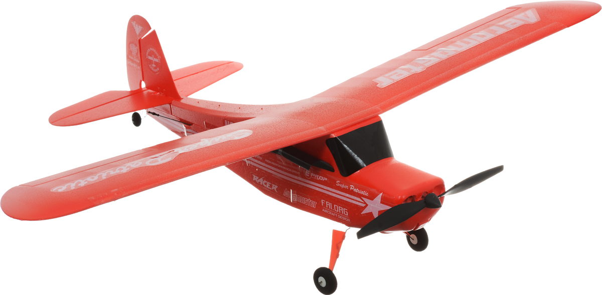 Pilotage Самолет на радиоуправлении Super Cub RTF цвет красныйRC15860 Pilotage Самолет на радиоуправлении Super Cub RTF цвет красныйRC15860Реалистичный самолет на радиоуправлении Pilotage Super Cub RTF специально спроектирован для полета на небольшом стадионе, теннисном корте или поляны в ближайшем парке. Модель управляется по трем каналам: контроль оборотов двигателя, руль направления и руль высоты. Самолет готов к полету прямо из коробки, и запускать его можно хоть целый день, пока не разрядятся батарейки в передатчике. Вес модели всего 45 грамм, а размах не более 54 сантиметров. Аккумулятор самолета заряжается от встроенного в передатчик зарядного устройства. Самолет может кутить изящные мертвые петли и грациозно выполнять горизонтальную восьмерку. Этот небольшой легкий и изящный самолет, великолепный выбор для начинающих пилотов и отличная забава для моделистов с опытом. Оставайтесь на высоте, маневрируйте, а если есть единомышленники и друзья - покупайте несколько самолетов, и устраивайте соревнования! Для работы пульта управления необходимо 4 батарейки типа АА (входят в...