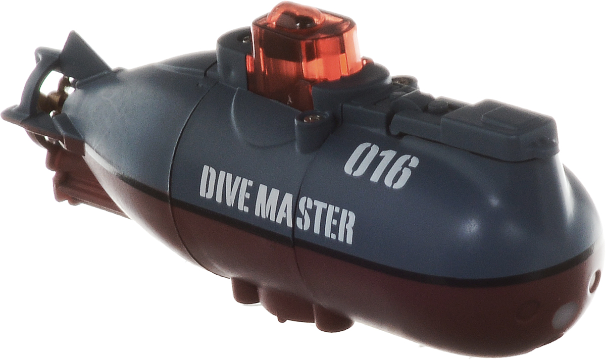 Pilotage Подводная лодка на радиоуправлении Mini Submarine RTR цвет серыйRC13688 Pilotage Подводная лодка на радиоуправлении Mini Submarine RTR цвет серыйRC13688Подводная лодка на радиоуправлении Pilotage Mini Submarine RTR умеет всё, проста в использовании и управляется при помощи 3-канального передатчика. Подлодка может погружаться на глубину до 60 сантиметров и всплывать, идти вперед или задним ходом, поворачивать в любом направлении и даже крутиться на месте на 360 градусов. Плотно прижав водозащитную крышку, вы включаете электропитание субмарины. Рубка наполняется светом, и модель освещает свой путь красными прожекторами, похожими на глаза диковинного подводного животного. Одной зарядки аккумулятора подлодки хватает на 4 минут хода, причем аккумулятор модели заряжается от пульта за 25 минут, поэтому бороздить бездну аквариума можно хоть целый день. Практичная конструкция, простота в управлении, надежность - все эти качества позволяет получить массу удовольствия, запуская модель в ванной или в аквариуме и даже в небольшом чистом водоеме. Погружайтесь, оставайтесь на поверхности, маневрируйте, а если есть...