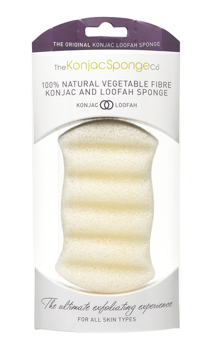 The Konjac Sponge Co Спонж для мытья тела Konjac & Loofah Mix Body Sponge801674 The Konjac Sponge Co Спонж для мытья тела Konjac & Loofah Mix Body Sponge801674Полностью натуральный спонж из растительной клетчатки для мытья тела (с добавлением порошка люфы для отшелушивания отмерших клеток кожи). Не содержит химикатов, красителей, аллергенов. На 100% биоразлагаемый. Используется во влажном состоянии. Длина – ок. 13,5 см (без учета упаковки).