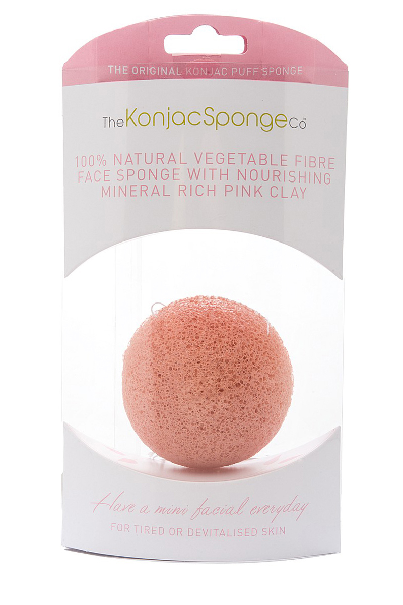 The Konjac Sponge Co Спонж для умывания лица Premium Facial Puff with Pink Clay801711 The Konjac Sponge Co Спонж для умывания лица Premium Facial Puff with Pink Clay801711Полностью натуральный спонж из растительной клетчатки для умывания лица (с добавлением французской розовой глины для ухода за чувствительной кожей). Не содержит химикатов, красителей, аллергенов. На 100% биоразлагаемый. Используется во влажном состоянии. Диаметр – ок. 8 см (без учета упаковки).