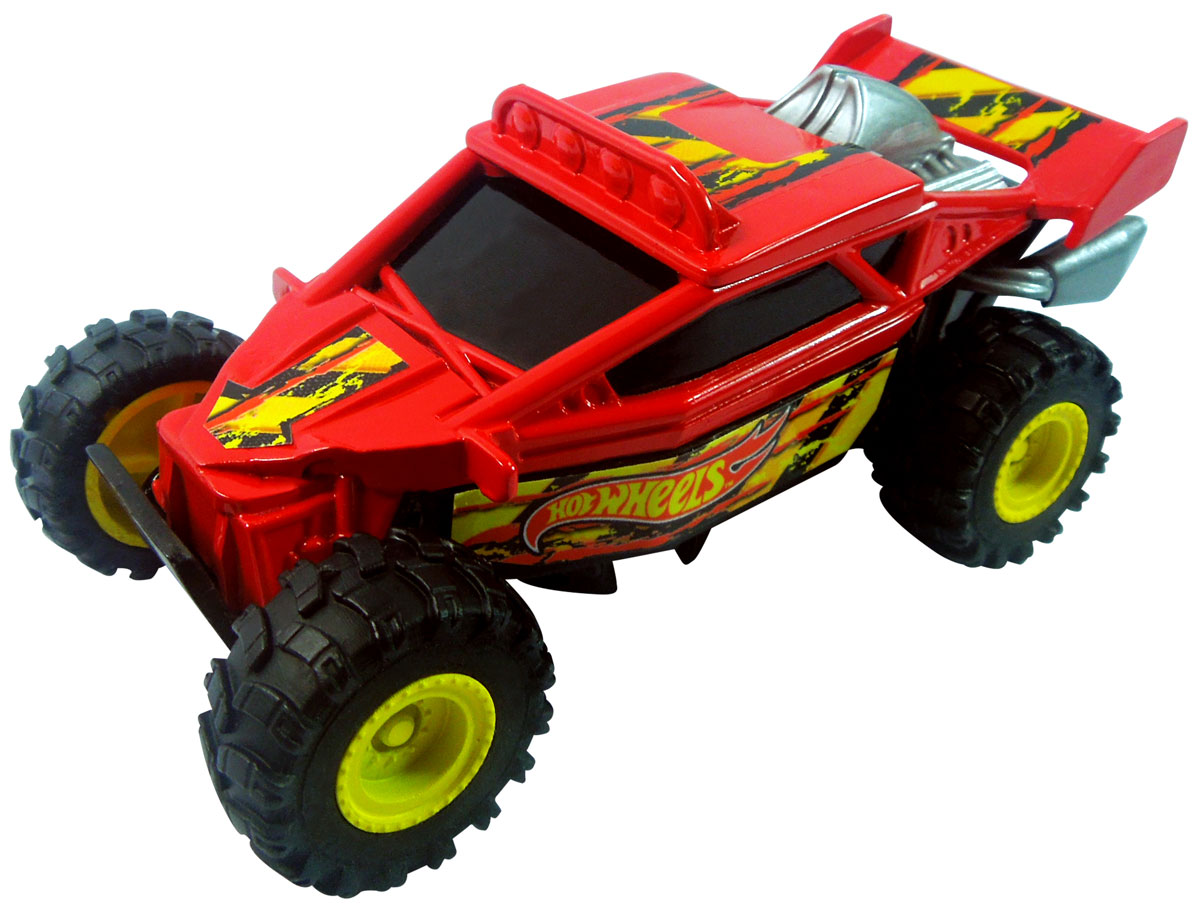 Hot Wheels Машинка Dune-It UpHW91606 Hot Wheels Машинка Dune-It UpHW91606Машинка Hot Wheels Dune-It Up из серии Stunt Jumper - отличный выбор оригинального и приятного подарка как для поклонников машинок легендарного бренда Hot Wheels, так и для всех, кто любит яркие игрушечные автомобили с необычным функционалом. Благодаря встроенной в нижнюю часть корпуса пружине, во время движения машинка подпрыгивает и переворачивается! Ярко красный цвет корпуса модели непременно понравятся детям, а стильный дизайн и качество игрушки оценят даже взрослые! Машинка изготовлена из высококачественного пластика. Игрушка имеет как игровую, так и коллекционную ценность.