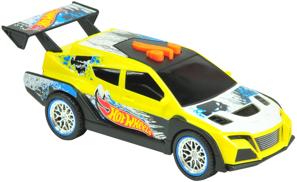 Hot Wheels Машинка Loop CarHW90552 Hot Wheels Машинка Loop CarHW90552Стильная и яркая машинка Hot Wheels Loop Car с электроприводом из серии Pedal Masher - превосходный выбор подарка для каждого юного поклонника игрушечных автомобилей, а особенно высокоскоростных гоночных авто. Корпус машины выполнен в оригинальной цветовой гамме, эффектный дизайн великолепно дополняют блестящие хромированные диски колес и яркие принты. Машинка является электромеханической - работает от батареек, запускается в движение электроприводом, встроенным в модель, при помощи кнопки, расположенной в верхней части корпуса. Модель оснащена звуковыми и световыми эффектами. Имеет как игровую, так и коллекционную ценность. Не предназначена для гонок по автотрекам Hot Wheels. Рекомендуется докупить 3 батарейки напряжением 1,5V типа AAA (товар комплектуется демонстрационными).