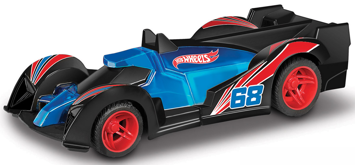 Hot Wheels Машинка инерционная Hi-Tech MissileHW90711 Hot Wheels Машинка инерционная Hi-Tech MissileHW90711Инерционная машинка Hot Wheels Hi-Tech Missile со световыми и звуковыми эффектами из серии Stretch FX - отличный подарок для любителей игрушечных авто, скоростных гонок и для коллекционеров легендарных автомобилей Hot Wheels. Игрушка оснащена инерционным механизмом и имеет две функциональные особенности или способа игры: растяните корпус машинки для запуска автомобиля в движение, либо потяните машинку назад и отпустите для того, чтобы помимо колес активировались световые эффекты, звук движущегося автомобиля и музыка. Машинка выполнена в синем цвете с красными и черными элементами дизайна. На борту гоночного болида красуется номер участника гонки. Машинка изготовлена из высококачественного пластика. Игрушка имеет как игровую, так и коллекционную ценность. Рекомендуется докупить 2 батарейки напряжением 1,5V типа LR44/AG13 (товар комплектуется демонстрационными).